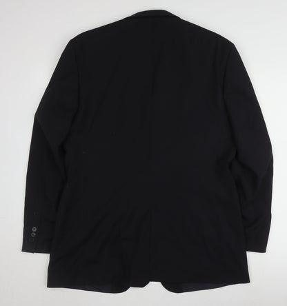 Mens UK Size 40 Karl Jackson Regular Blue Suit Jacket