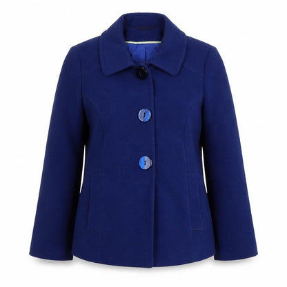 Womens UK Size 14 BM Blue Basic Jacket