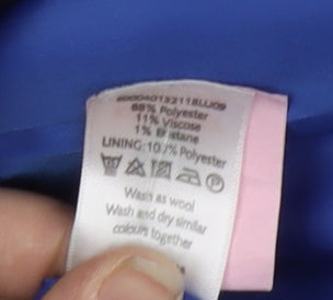 Womens UK Size 14 BM Blue Basic Jacket