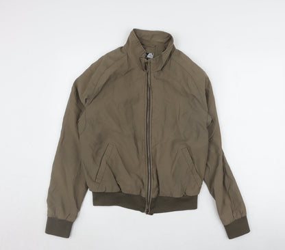 ASTROLABIO Unisex Brown Bomber Jacket Size 18 Regular