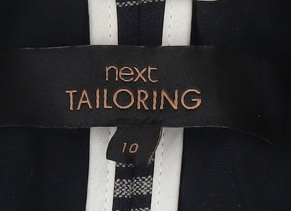 Next Women's Navy Striped Blazer Size 10