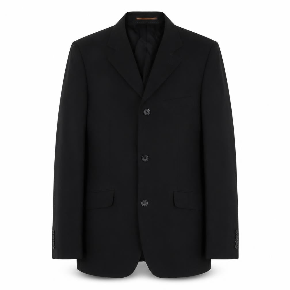 Mens UK Size 38 Topman Regular Black Suit Jacket