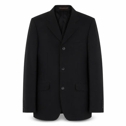 Mens UK Size 38 Topman Regular Black Suit Jacket