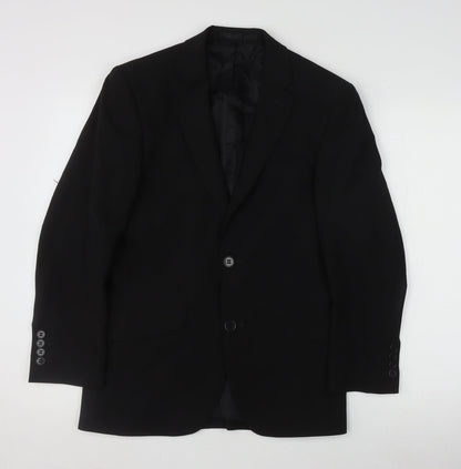 Mens UK Size 44 Ben Sherman Regular Black Suit Jacket