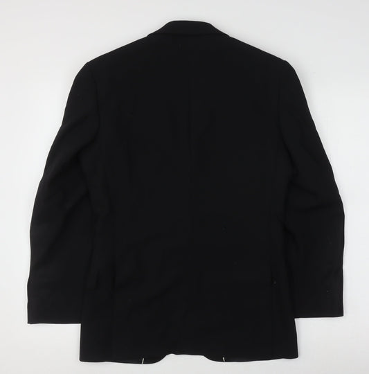 Mens UK Size 44 Ben Sherman Regular Black Suit Jacket