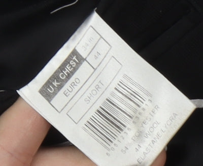 Mens UK Size 44 Ben Sherman Regular Black Suit Jacket