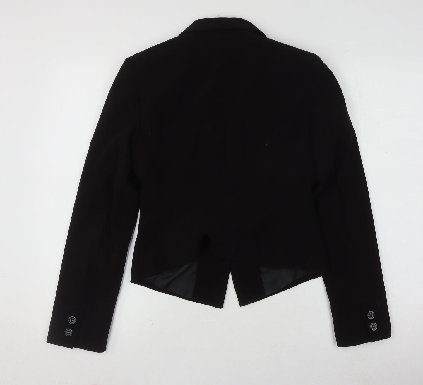 Marks and Spencer Black Women's Blazer Size 8, One-Button