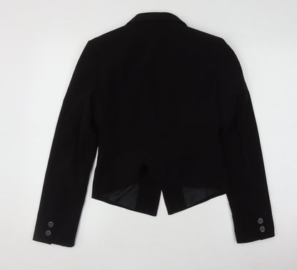 Marks and Spencer Black Women's Blazer Size 8, One-Button