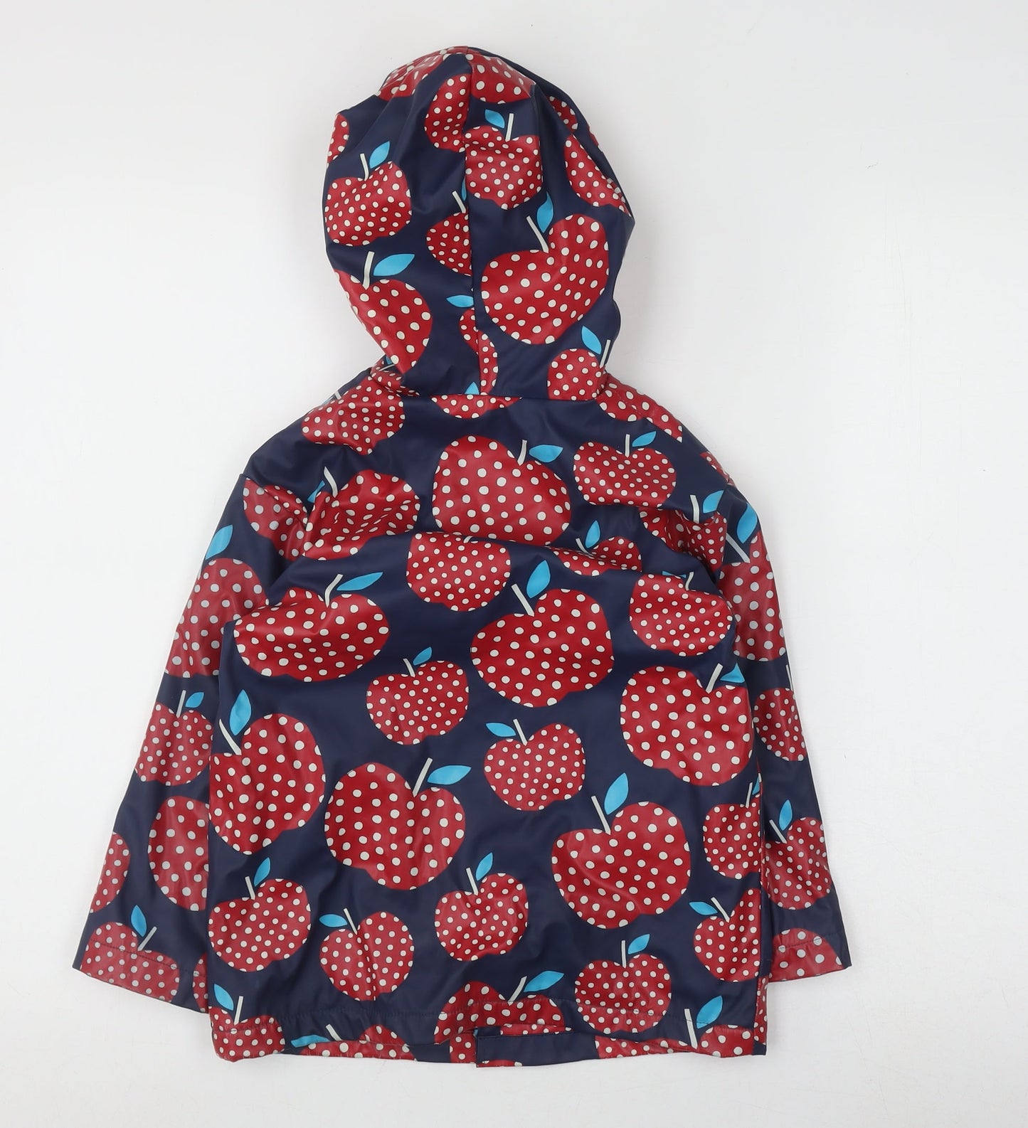 Hatley Girls Multicoloured 5 Years Apple Pattern Rain Coat