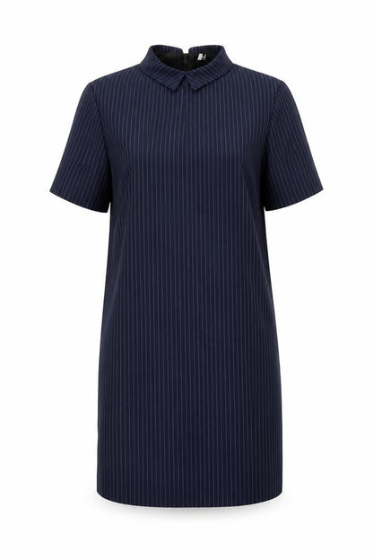 Topshop Women's Blue Shift Dress, Size 8, Workwear