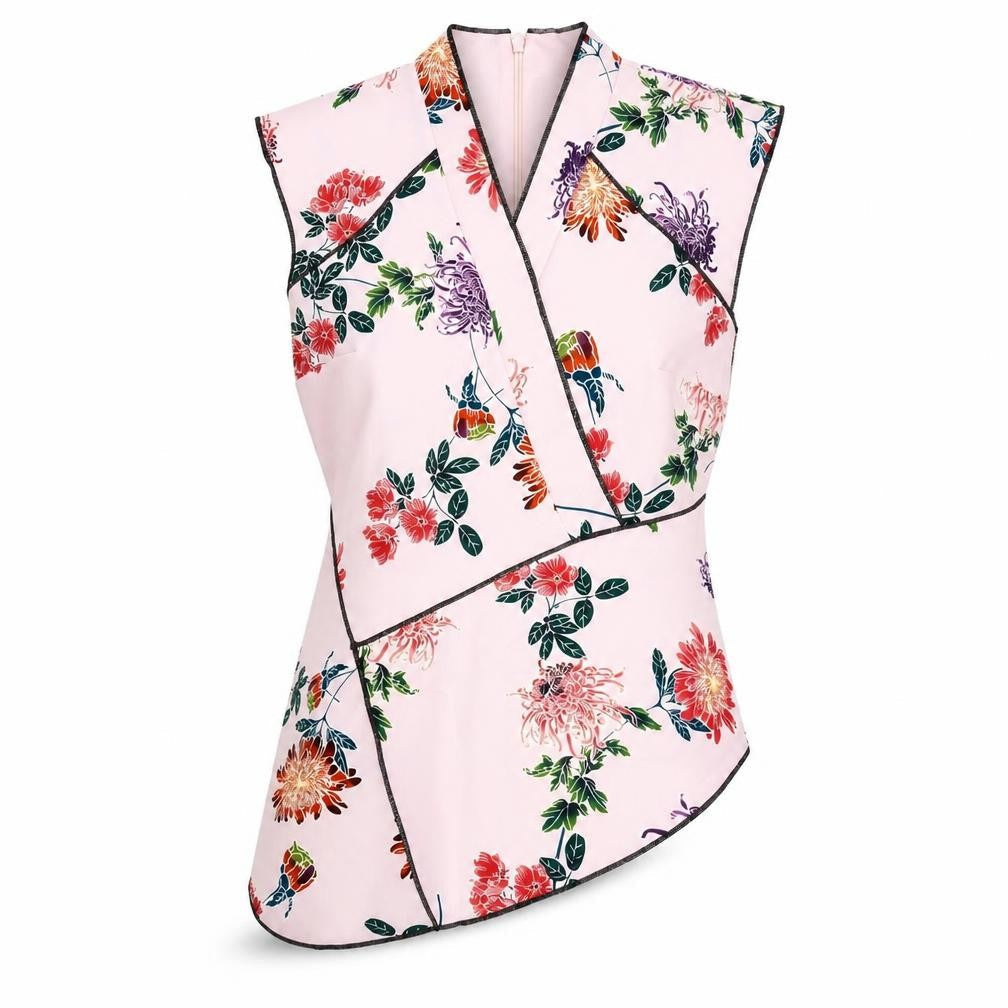Womens UK Size 10 Marks and Spencer Pink Kimono Blouse