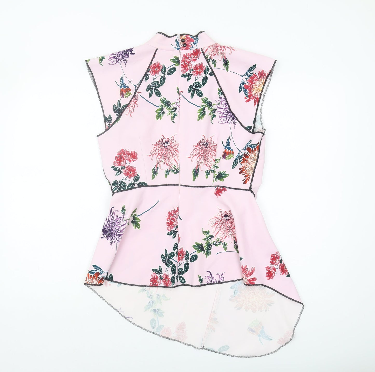 Womens UK Size 10 Marks and Spencer Pink Kimono Blouse