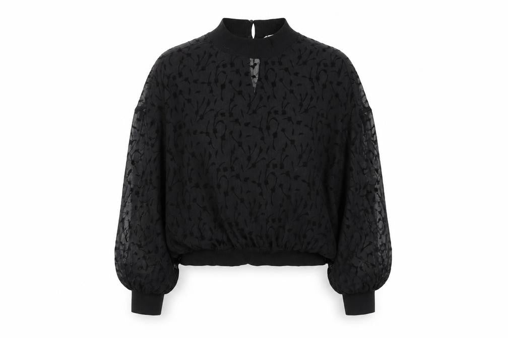 Womens UK Size 12 Zara Black Basic Blouse