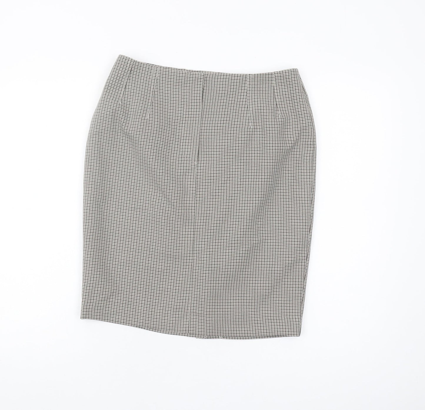 Marks and Spencer Women's Check Pencil Skirt, Size 10