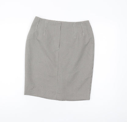 Marks and Spencer Women's Check Pencil Skirt, Size 10