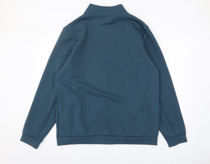 VAI21 Men's Blue Polyester Basic Jacket L