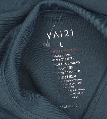 VAI21 Men's Blue Polyester Basic Jacket L