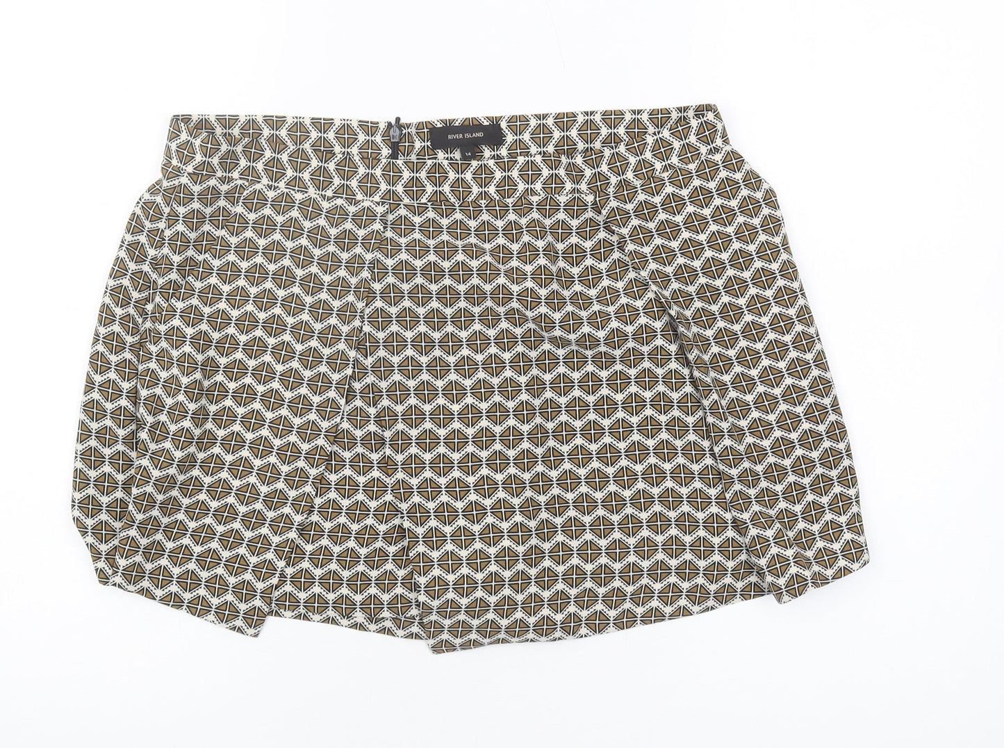 River Island Women's Multicoloured Geometric Shorts