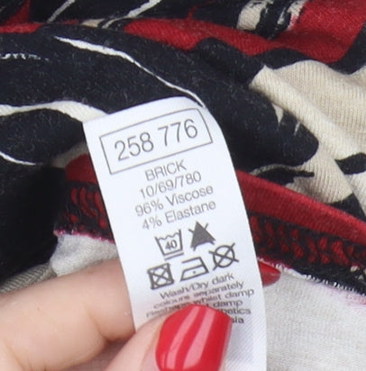 M&Co Women's Multicoloured T-Shirt Size 10 Regular