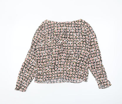 Womens UK Size 10 Marks and Spencer Multicoloured Basic Blouse