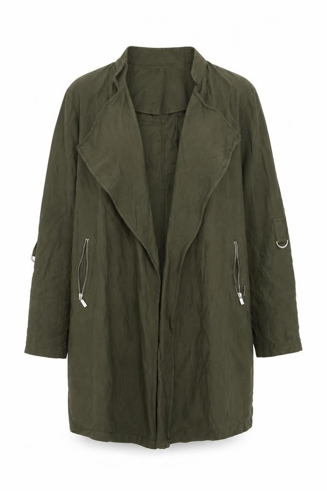 Select Women's Green Military Jacket Size 6