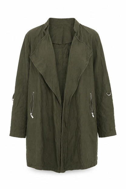 Select Women's Green Military Jacket Size 6