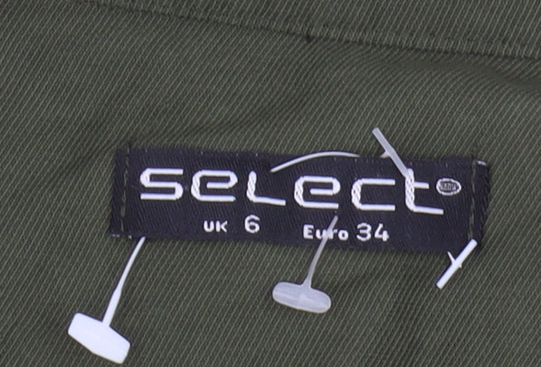 Select Women's Green Military Jacket Size 6