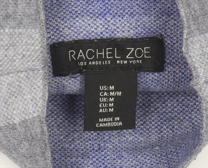 Womens UK Size M Rachel Zoe Grey Pullover Jumper