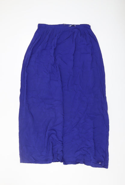 New Look Women's Blue Midi Skirt Size 12