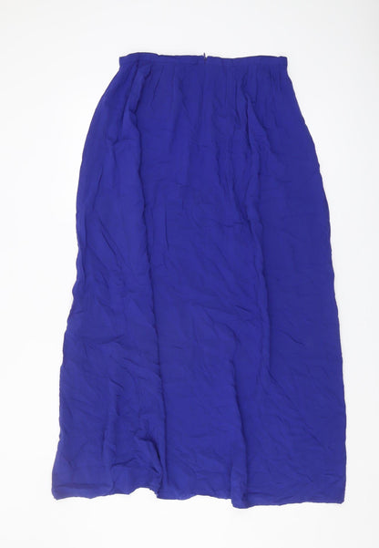 New Look Women's Blue Midi Skirt Size 12