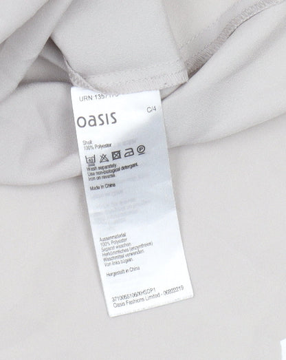 Womens UK Size 8 Oasis Beige Basic Tank