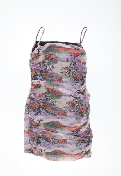 PrettyLittleThing Women's Multicoloured Dress Size 12