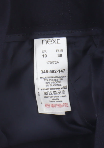 Next Women's Blue Pencil Skirt, Size 10 with Pockets