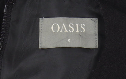 Oasis Women's Black Sleeveless Jumpsuit Size 8