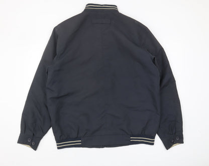 Mens UK Size L Premier Man Blue Varsity Jacket
