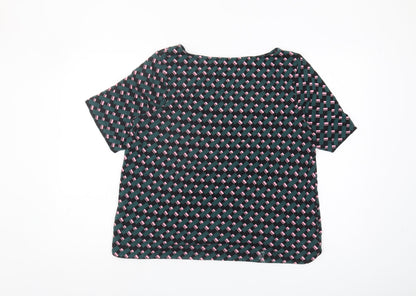 Womens UK Size 16 Marks and Spencer Multicoloured Basic Blouse
