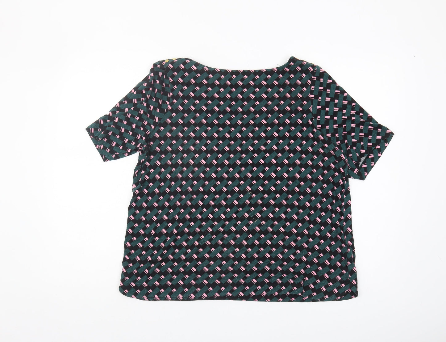Womens UK Size 16 Marks and Spencer Multicoloured Basic Blouse