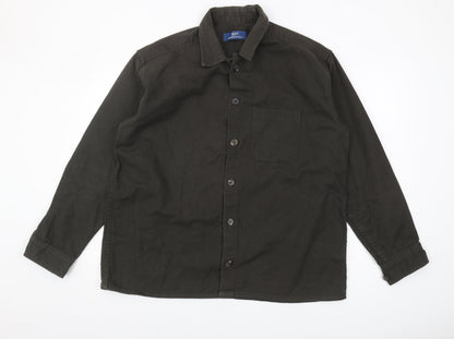 Suit Men's Black XL Button-Up Casual Shirt