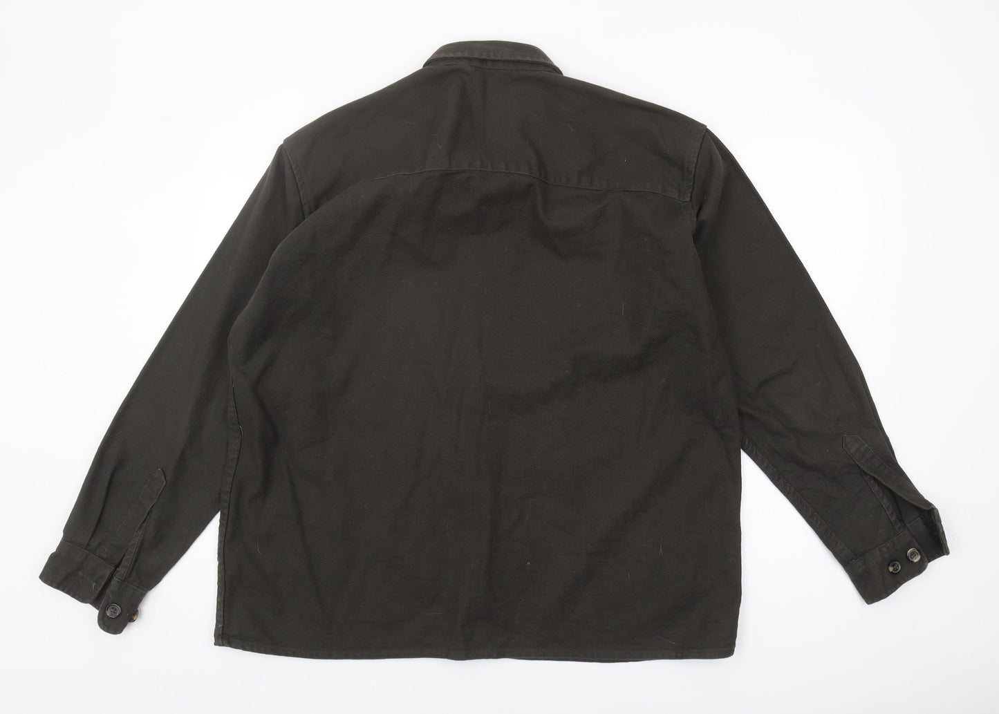 Suit Men's Black XL Button-Up Casual Shirt