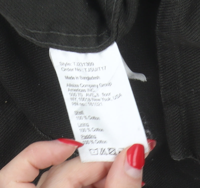 Suit Men's Black XL Button-Up Casual Shirt
