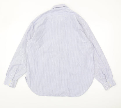 The Oxford Shirt Co. Men's Blue Striped 16 Shirt