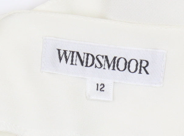 Womens UK Size 12 Windsmoor Ivory Basic Blouse