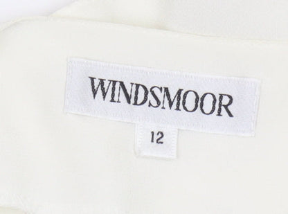 Womens UK Size 12 Windsmoor Ivory Basic Blouse