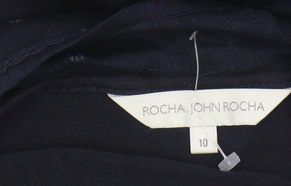 Rocha John Rocha Blue Floral Women's Dress Size 10