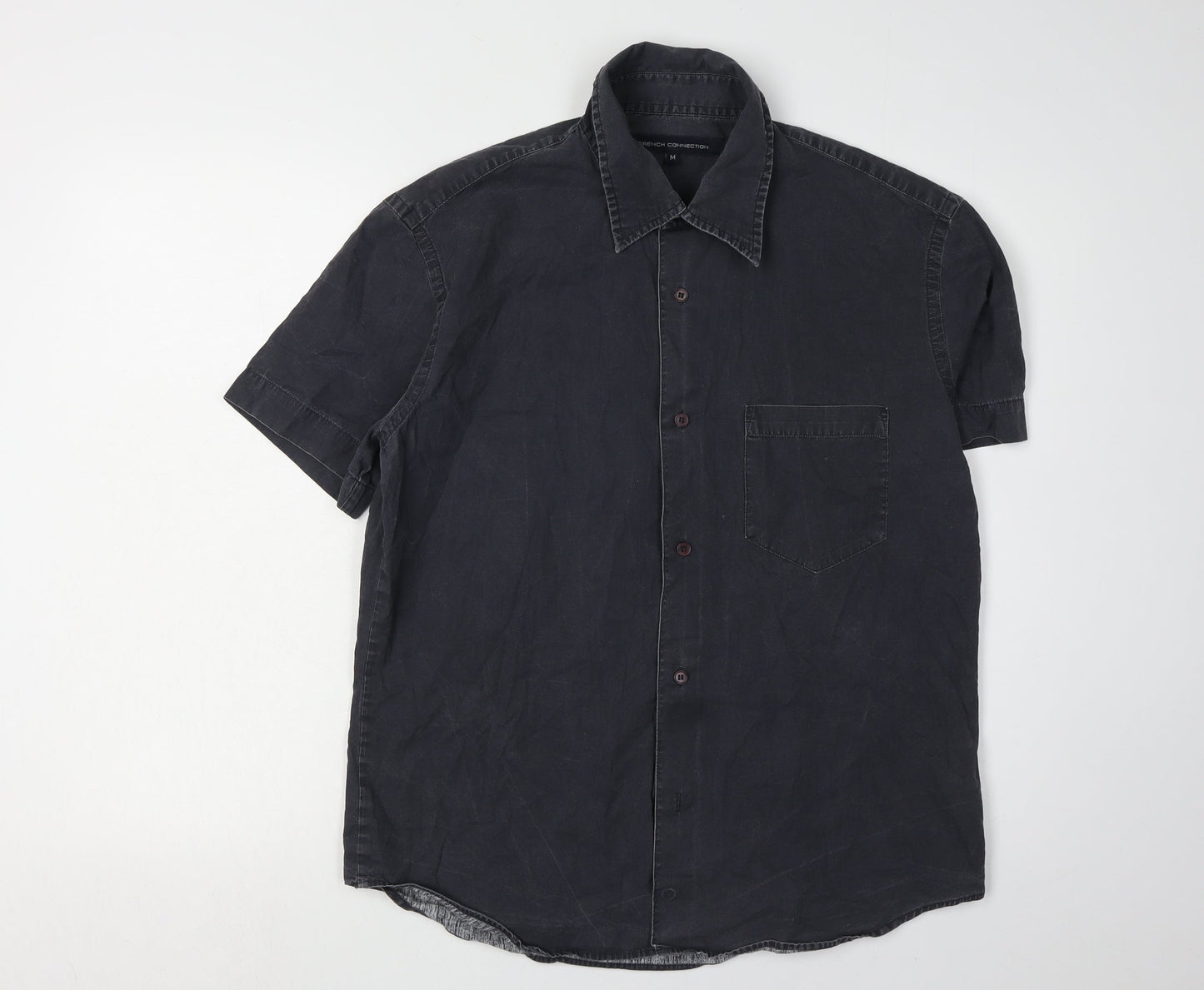 French Connection Men's Black Shirt M - Casual Style