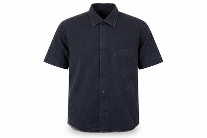 Front view of French Connection Men's Black Shirt M - Casual Style