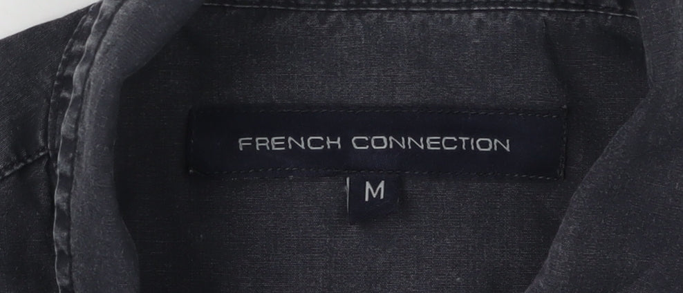 French Connection Men's Black Shirt M - Casual Style