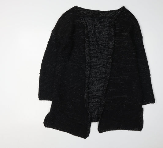 Womens UK Size S TALLY WEiJL Black Cardigan Jumper