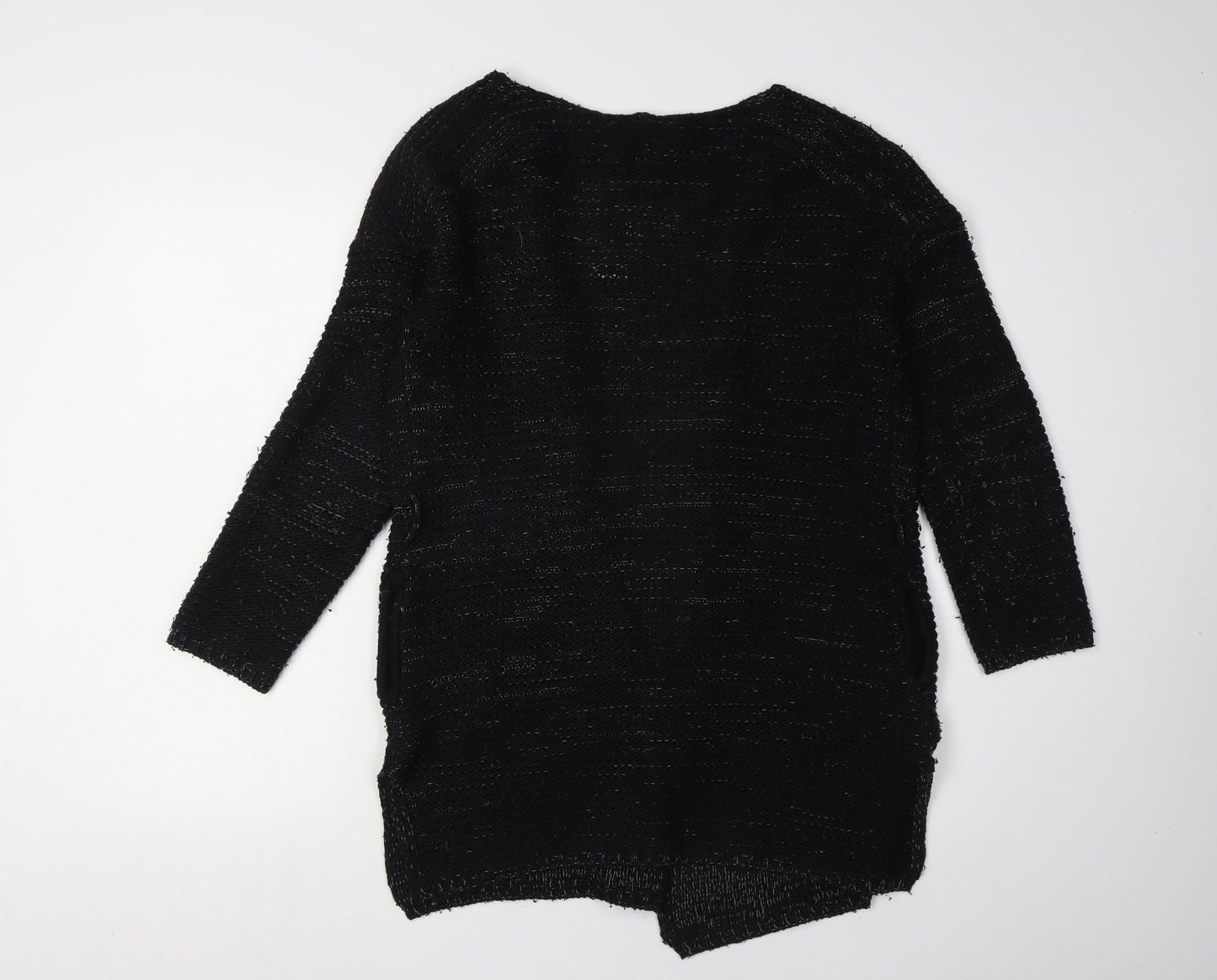Womens UK Size S TALLY WEiJL Black Cardigan Jumper