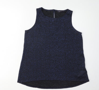Womens UK Size 10 Marks and Spencer Black Basic Tank